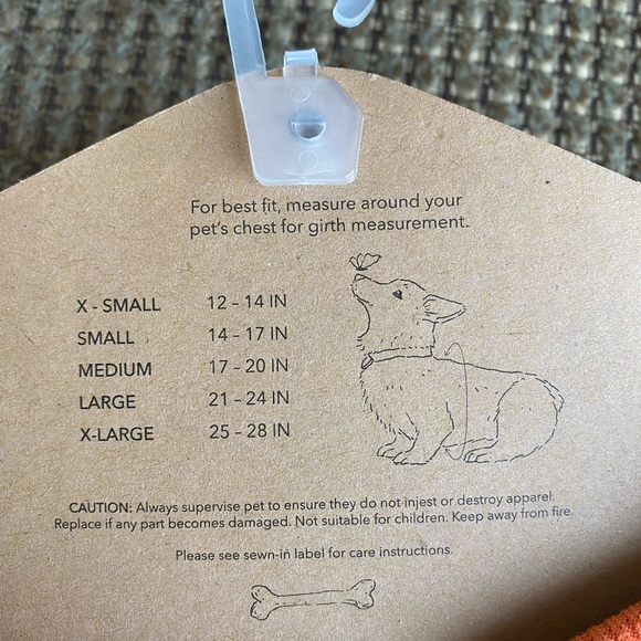 Rae Dunn Dog hoodie Size XS NWT - Picture 9 of 9